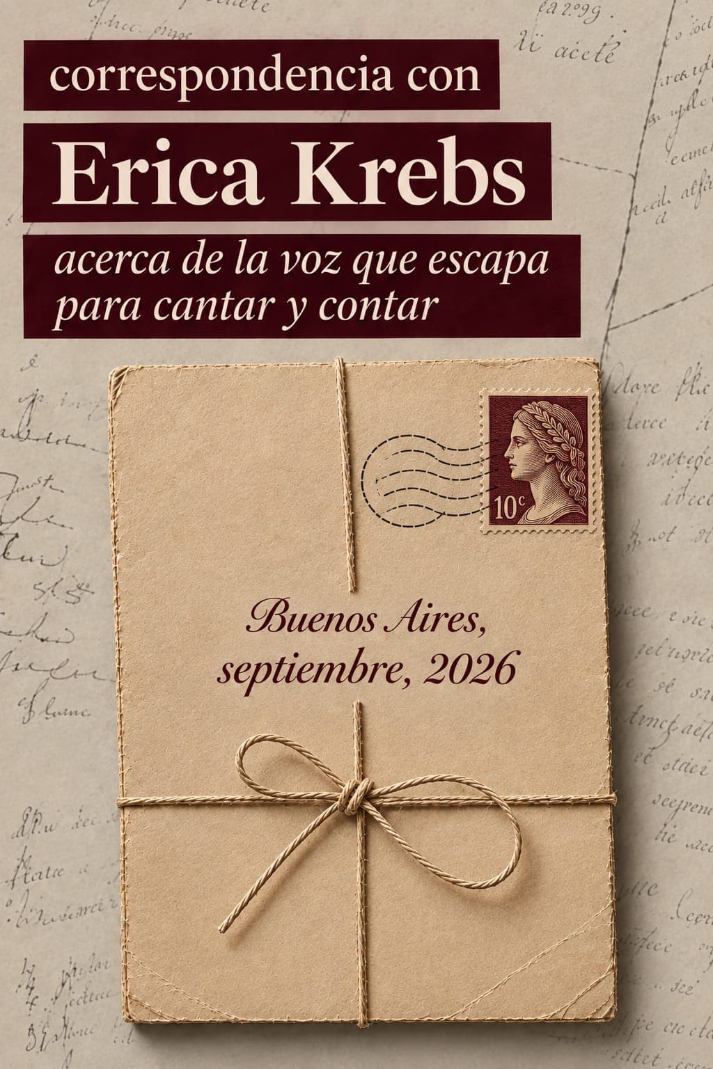 Correspondencia con Erica Krebs