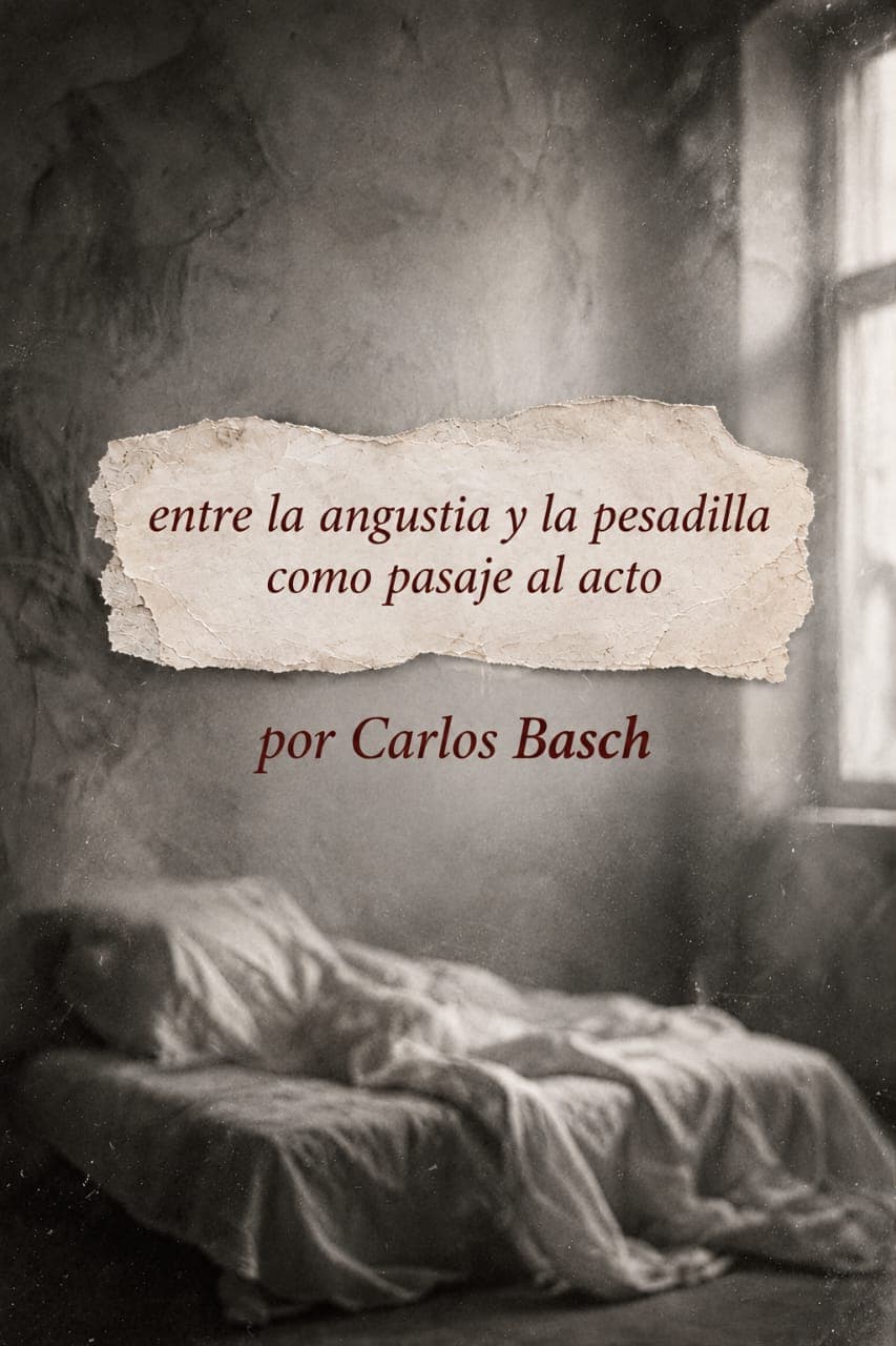 Entre la angustia y la pesadilla como pasaje al acto